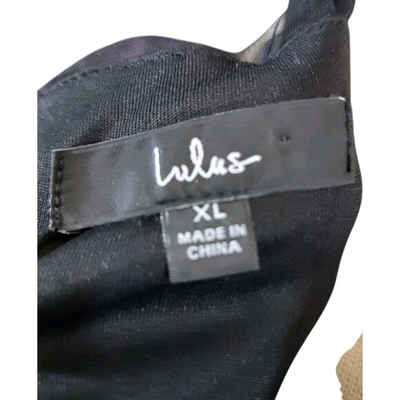 Lulus Dress  Womans XL Black Striking Scene Ethereal Whimsygoth Fairy Witchy - Picture 7 of 8